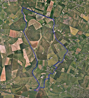 Map showing the Crawley Parish boundaries