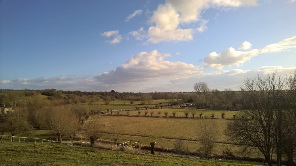 View across the Crawley valley